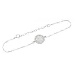 Disk of Phaistos silver bracelet